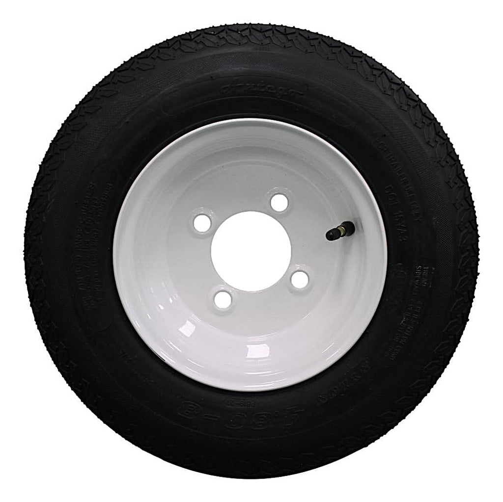 4.80-8 Trailer Tire & Wheel 4 Lug Galvanized L9356