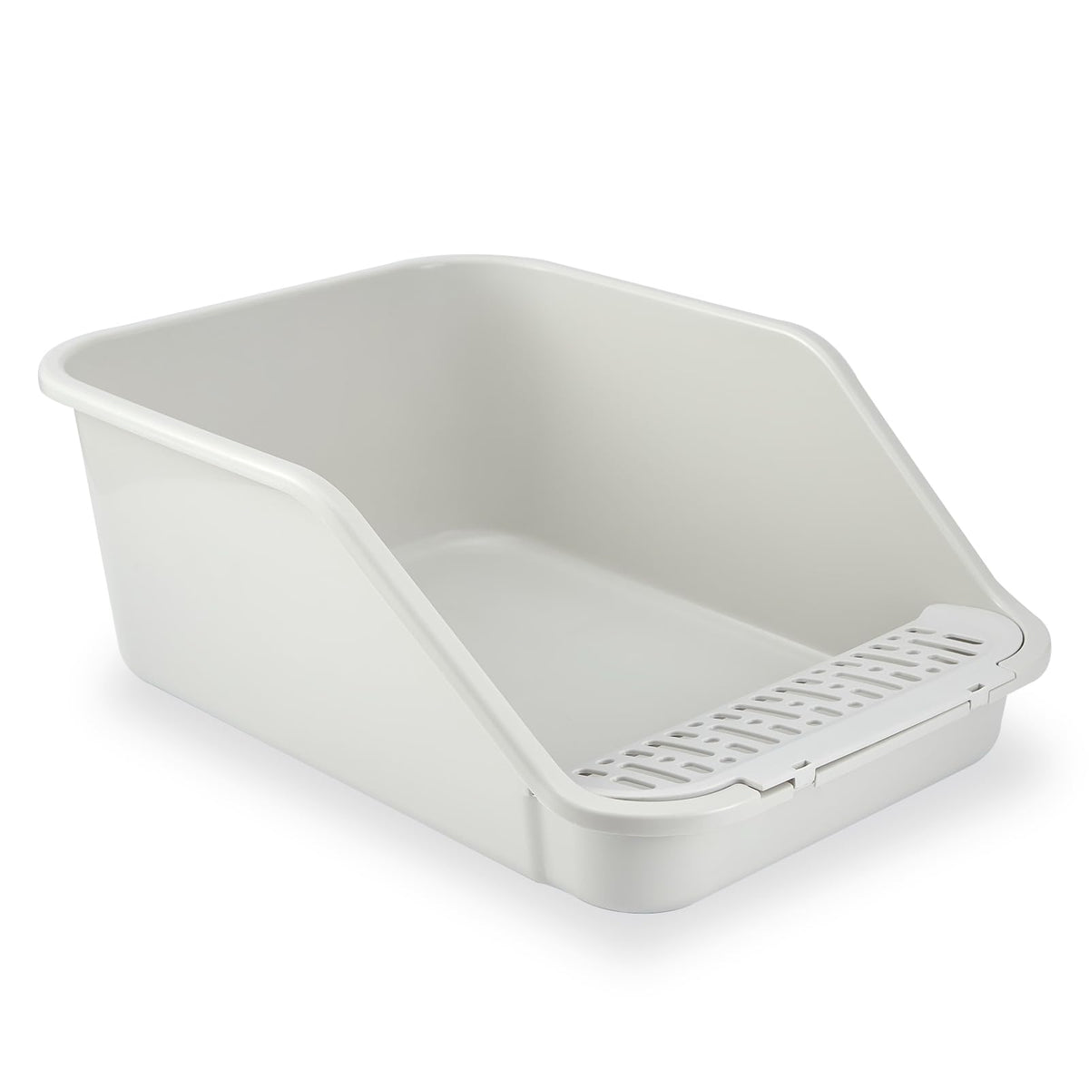Large Cat Litter Box with High Sides and Low Entry U591954