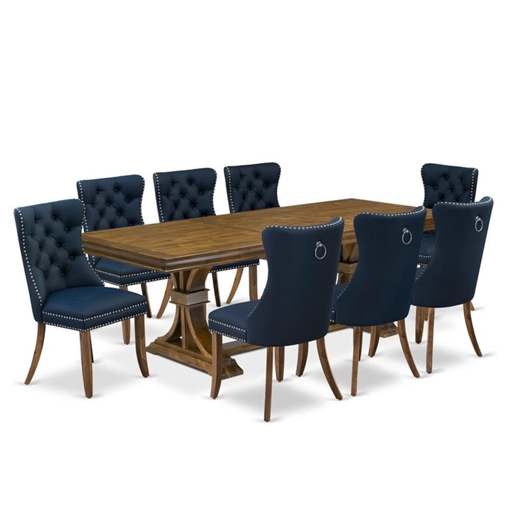 9-Piece Acacia Wood Dining Set E26964