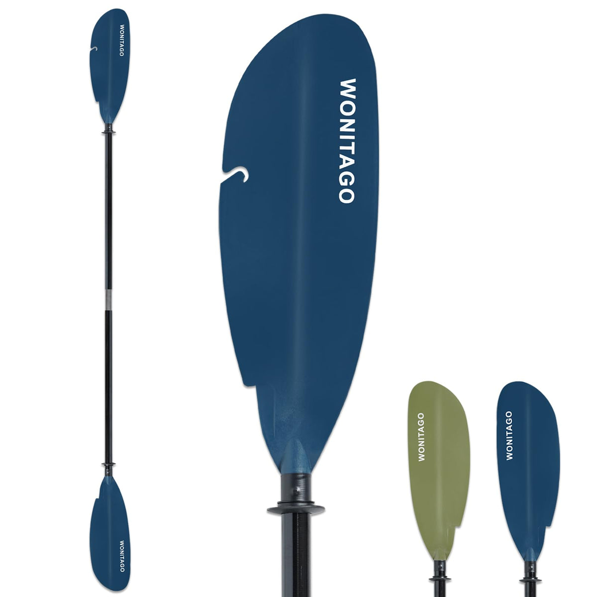 Adjustable Fiberglass Kayak Paddle W553750