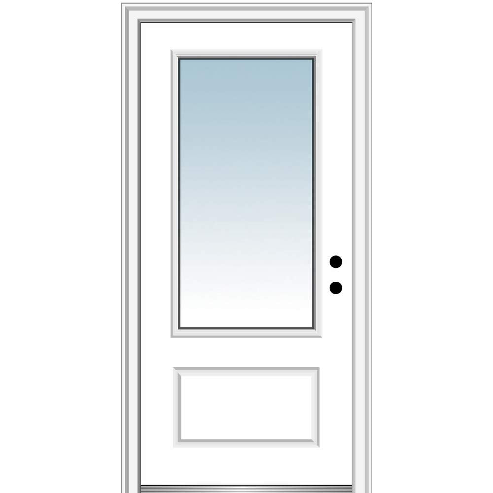Fiberglass Smooth Primed Prehung Front Door 36" x 80" E326376