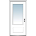 Fiberglass Smooth Primed Prehung Front Door 36" x 80" E326376