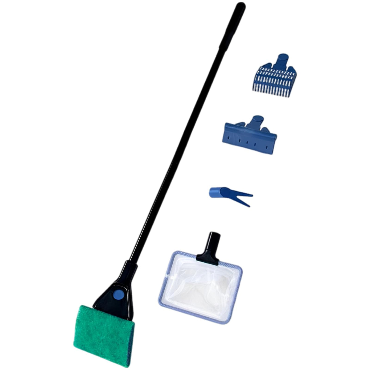 Aquarium Cleaning Kit 5 in 1 Extendable Fish Tank Cleaning Tool J2989