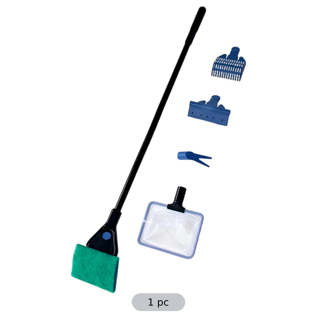 Aquarium Cleaning Kit 5 in 1 Extendable Fish Tank Cleaning Tool J2989