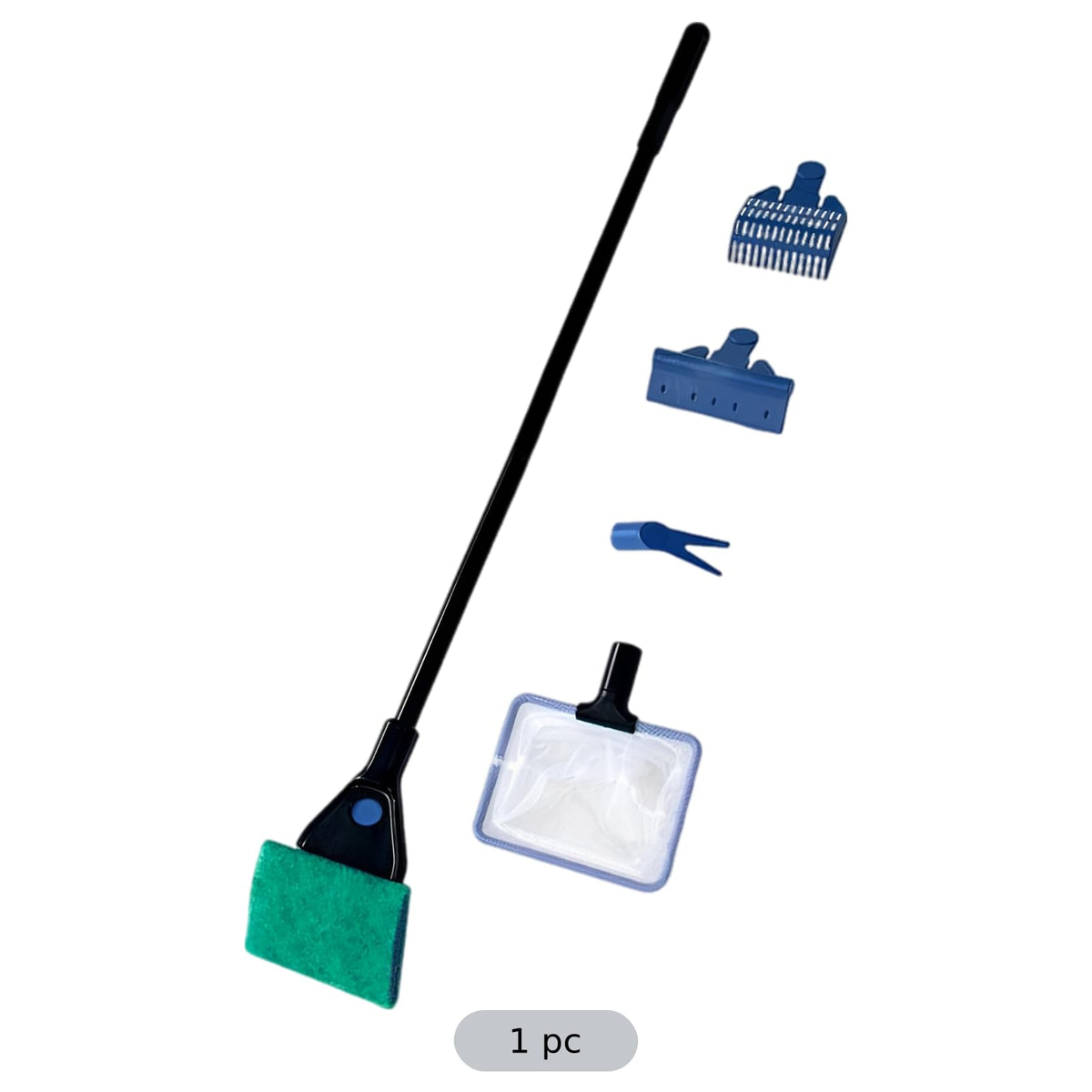 Aquarium Cleaning Kit 5 in 1 Extendable Fish Tank Cleaning Tool J2989