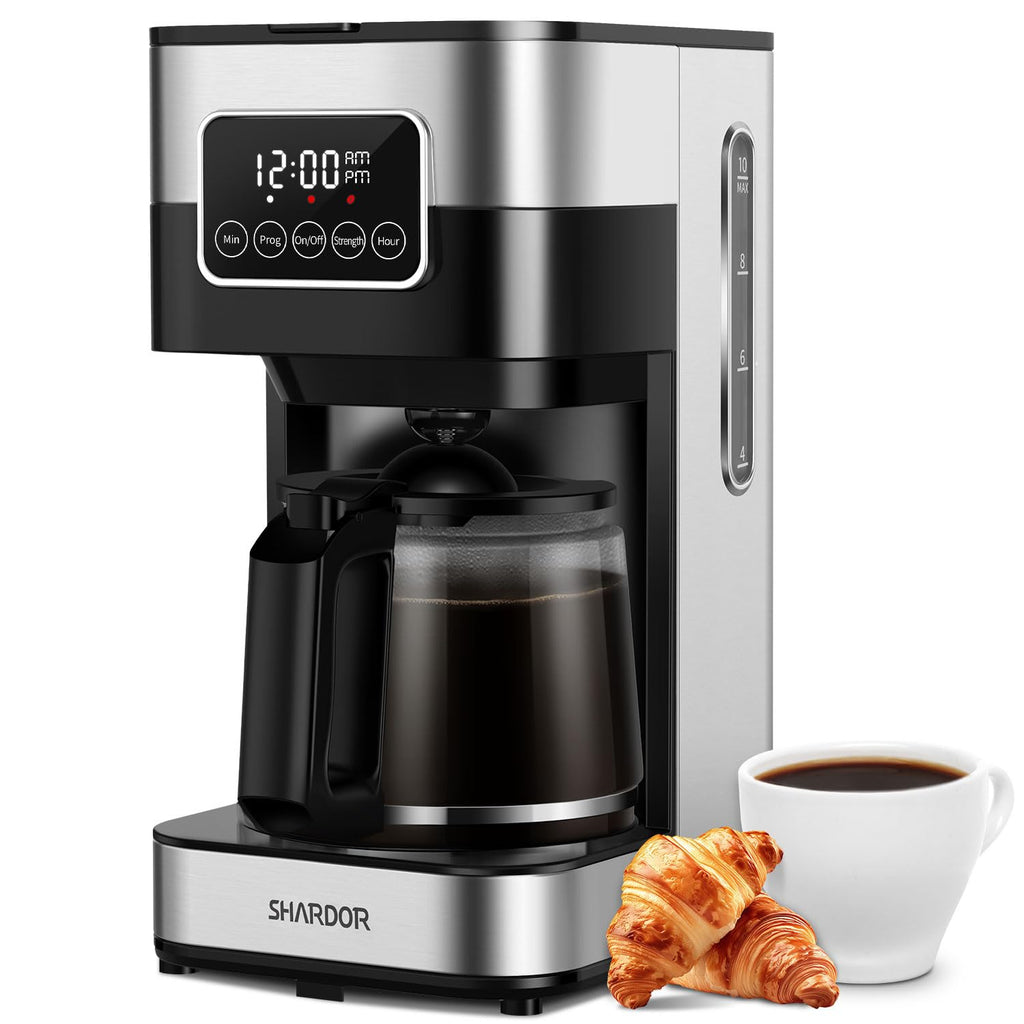 10-Cup Programmable Drip Coffee Maker with Permanent Filter D6491