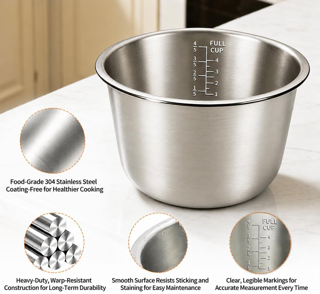 Stainless Steel Replacement Inner Pot Bowl A222692