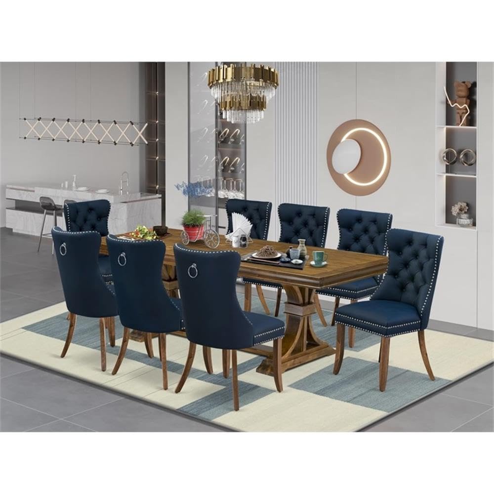 9-Piece Acacia Wood Dining Set E26964