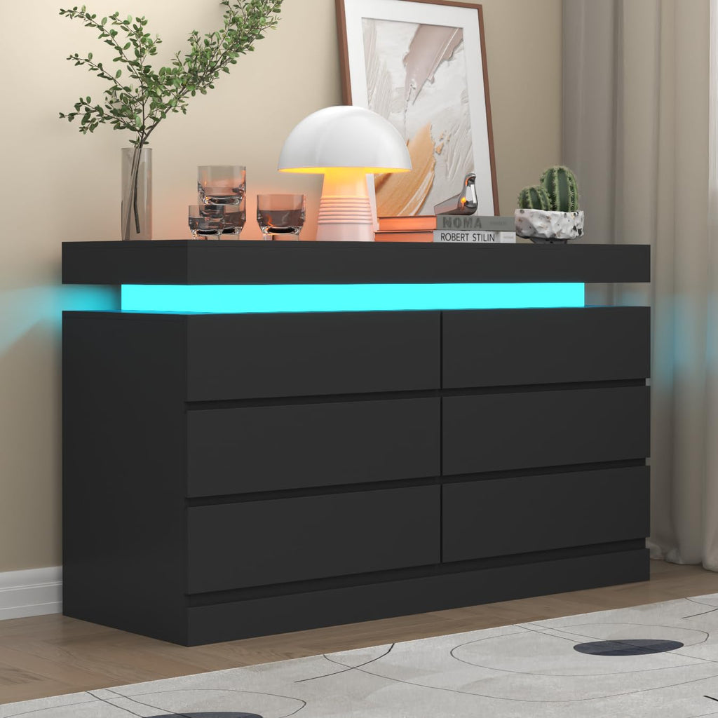 6 Drawer Dresser with Power Outlet P4624