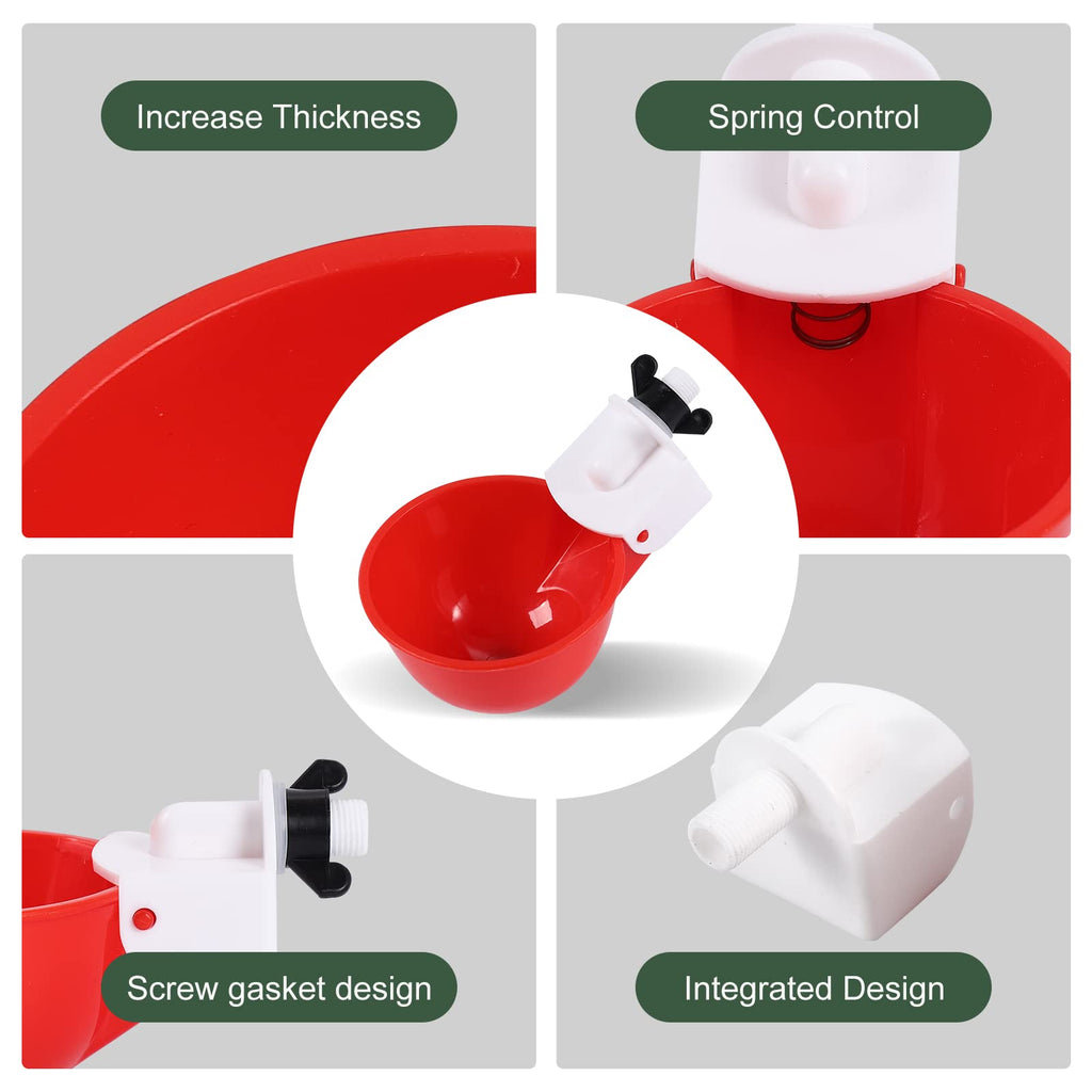 Automatic Chicken Waterer Kit with 4 Cups S51187