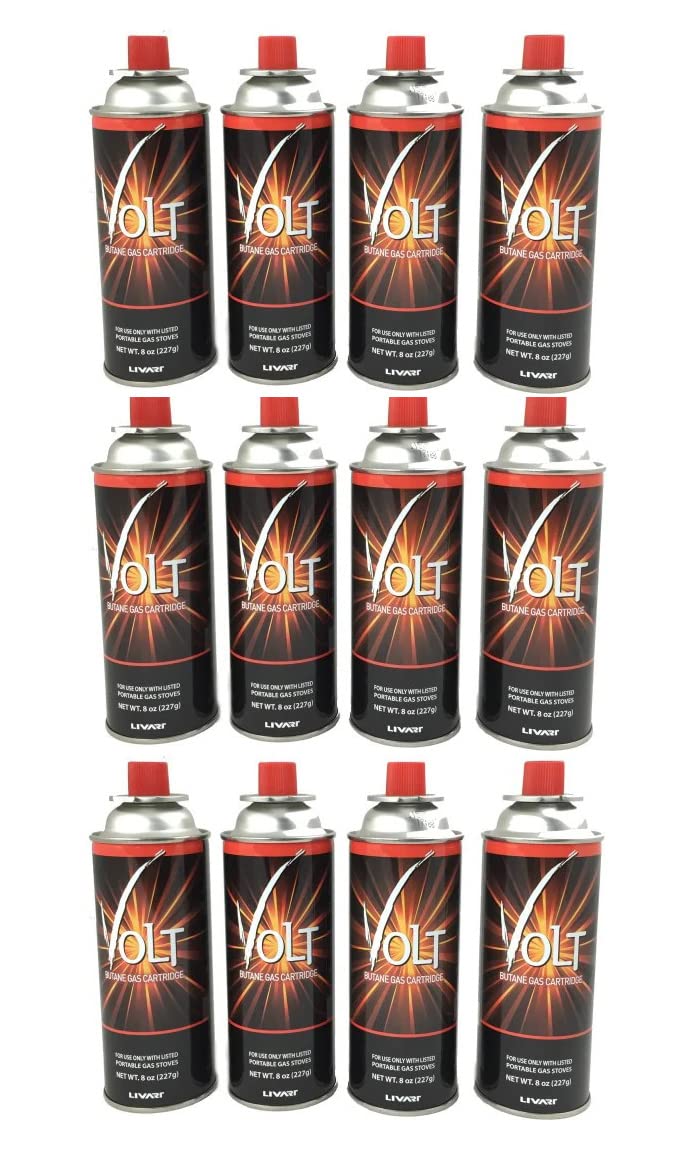 Butane Stove Fuel Canister 12 Pack A829317