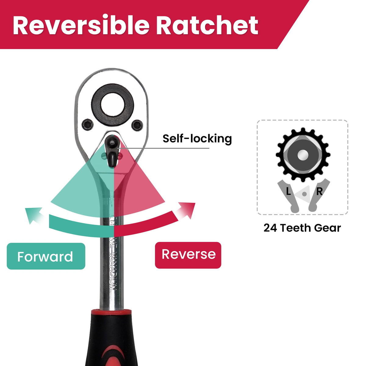 95 Pc Socket Ratchet Wrench Set L676489