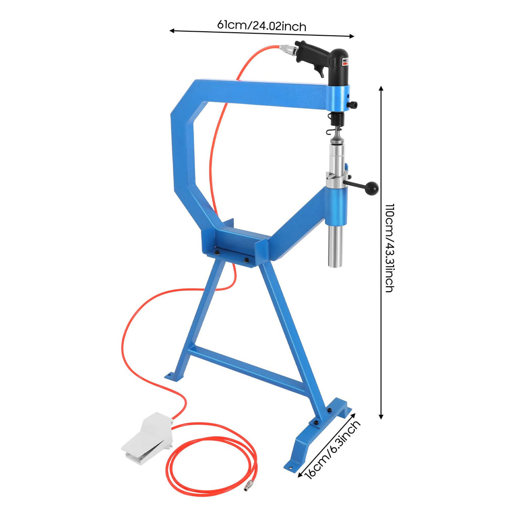 Pneumatic Planishing Hammer with 1"/2"/3" Anvil Dies Q245