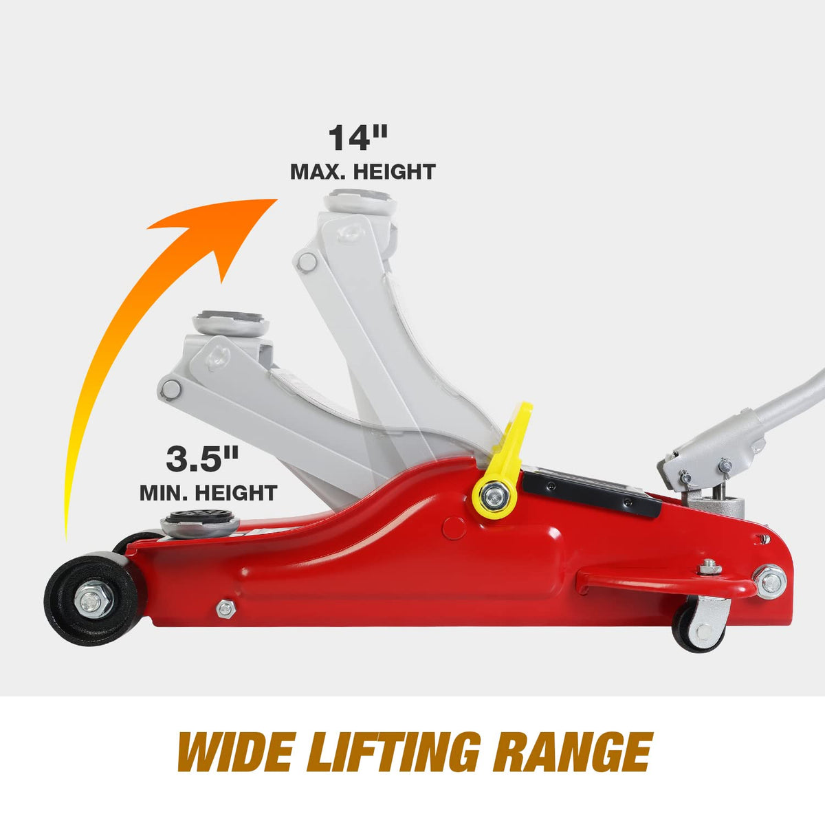 2.5 Ton Low Profile Hydraulic Floor Jack with Storage Case E920364