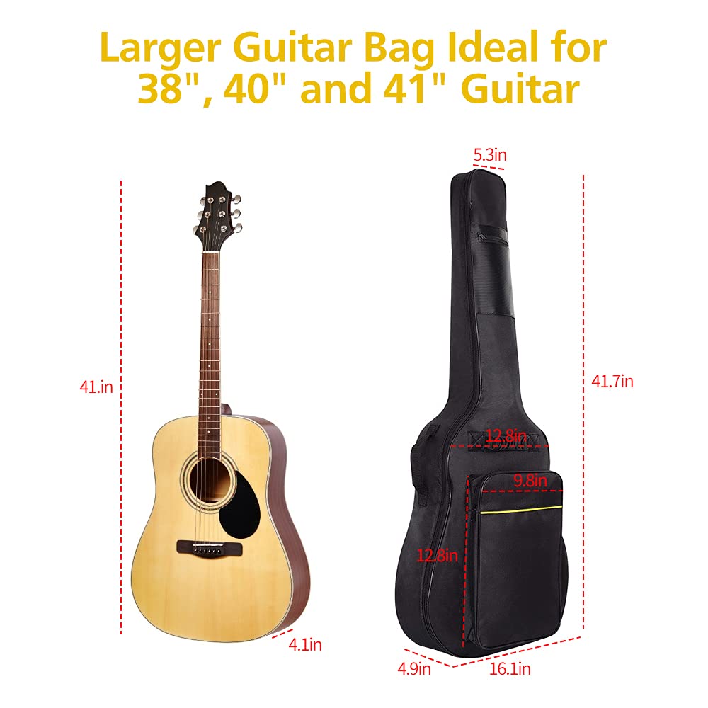 1/2/3 Pack 38-41 Inch Electric & Acoustic Guitar Bags I980176