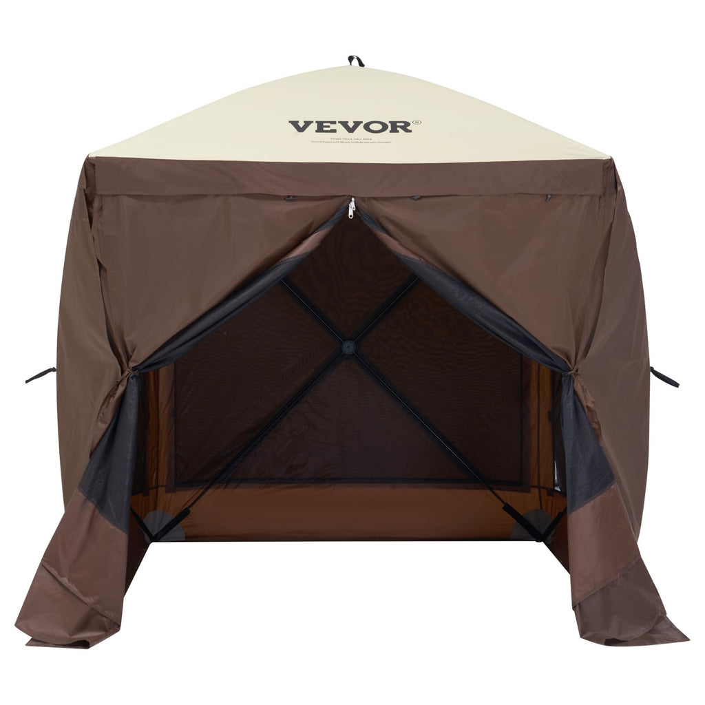 6 x 6 ft Pop Up Gazebo Tent with Mosquito Netting and Privacy Panels B873167