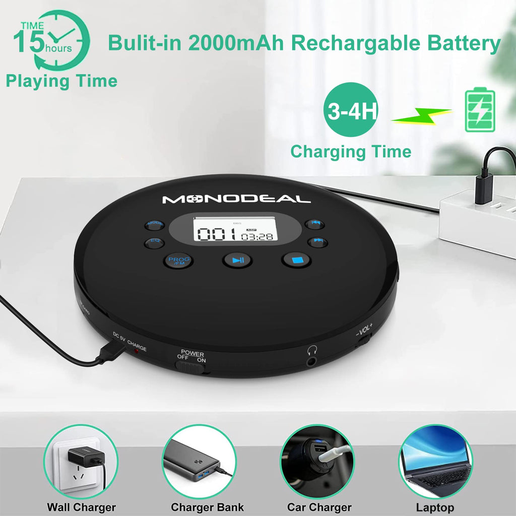 Portable CD Player with FM Transmitter R8137