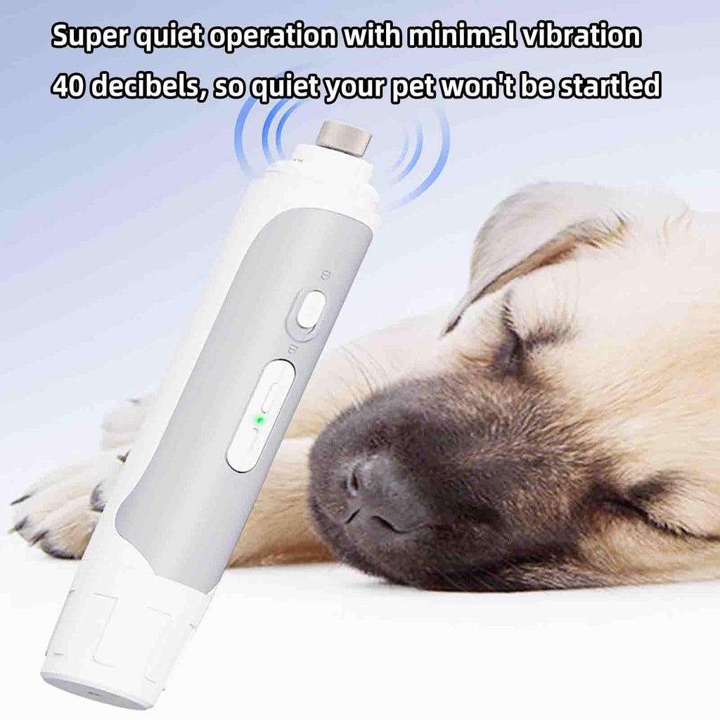 Electric Nail Clipper for Dogs Cats 2-in-1 USB Rechargeable O904