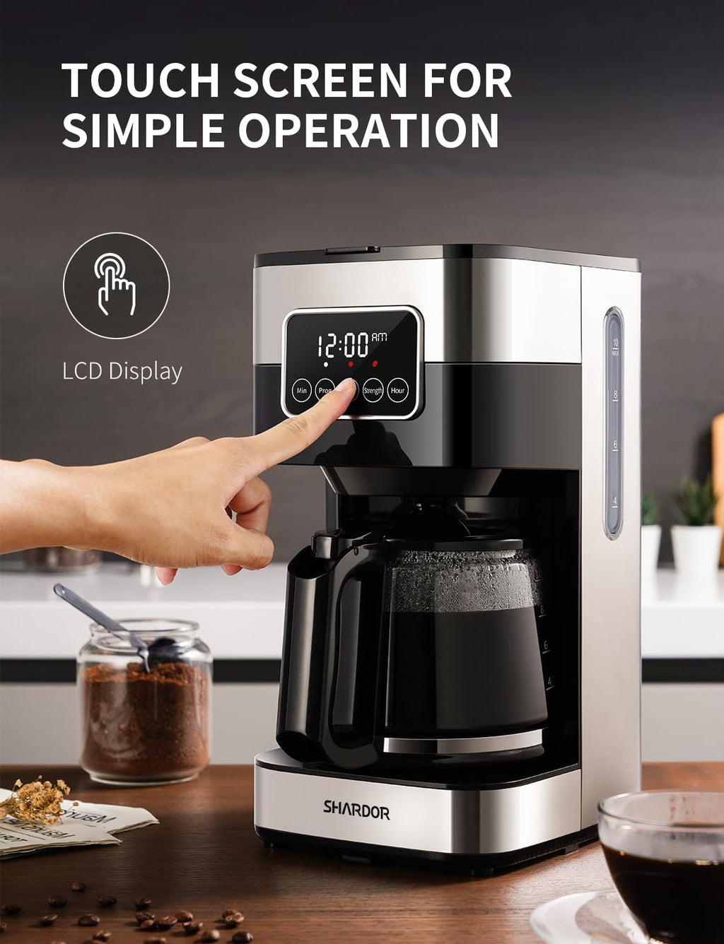 10-Cup Programmable Drip Coffee Maker with Permanent Filter D6491