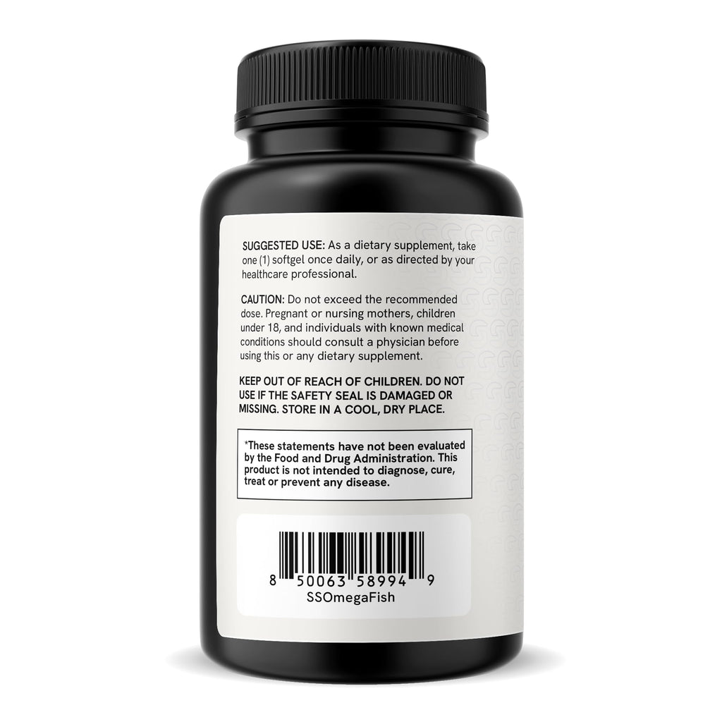 Omega 3 Fish Oil 1400 mg 60 Softgels U899392