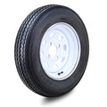 5.30-12 Trailer Tire & Wheel 6-Ply White Spoke Rim A24306
