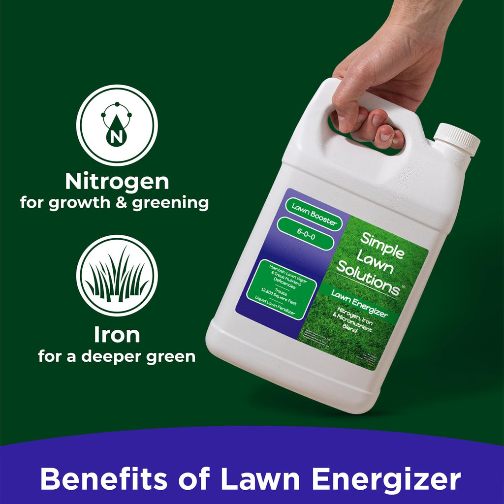 Commercial Grade Liquid Grass Fertilizer with Nitrogen, Iron, Micronutrients 1 Gallon R296855