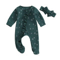 Pumpkin Long Sleeve Onesie Romper N1739