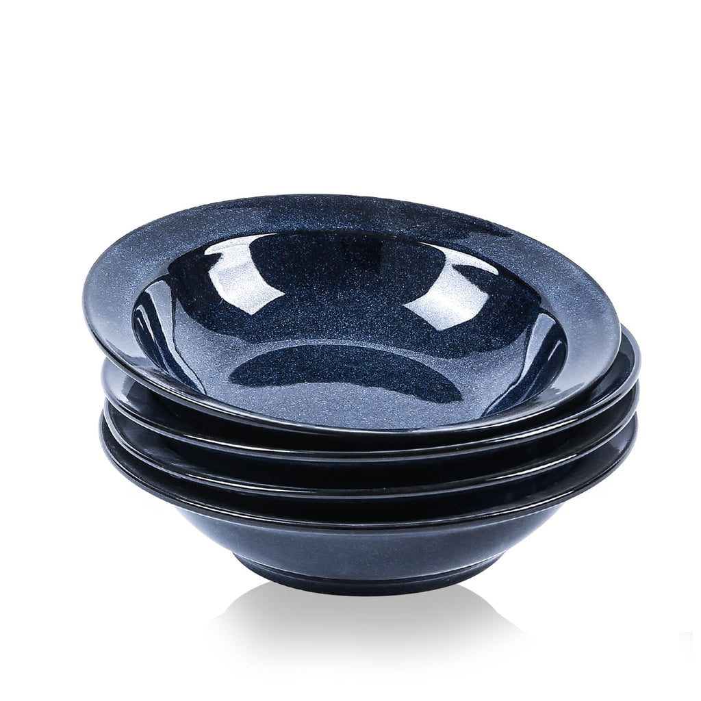 Blue 27oz Ceramic Soup Bowls Set of 4 Y3508