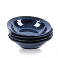 Blue 27oz Ceramic Soup Bowls Set of 4 Y3508