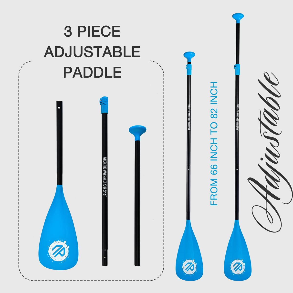 Adjustable Lightweight Aluminum Alloy Fiberglass Paddle L175823