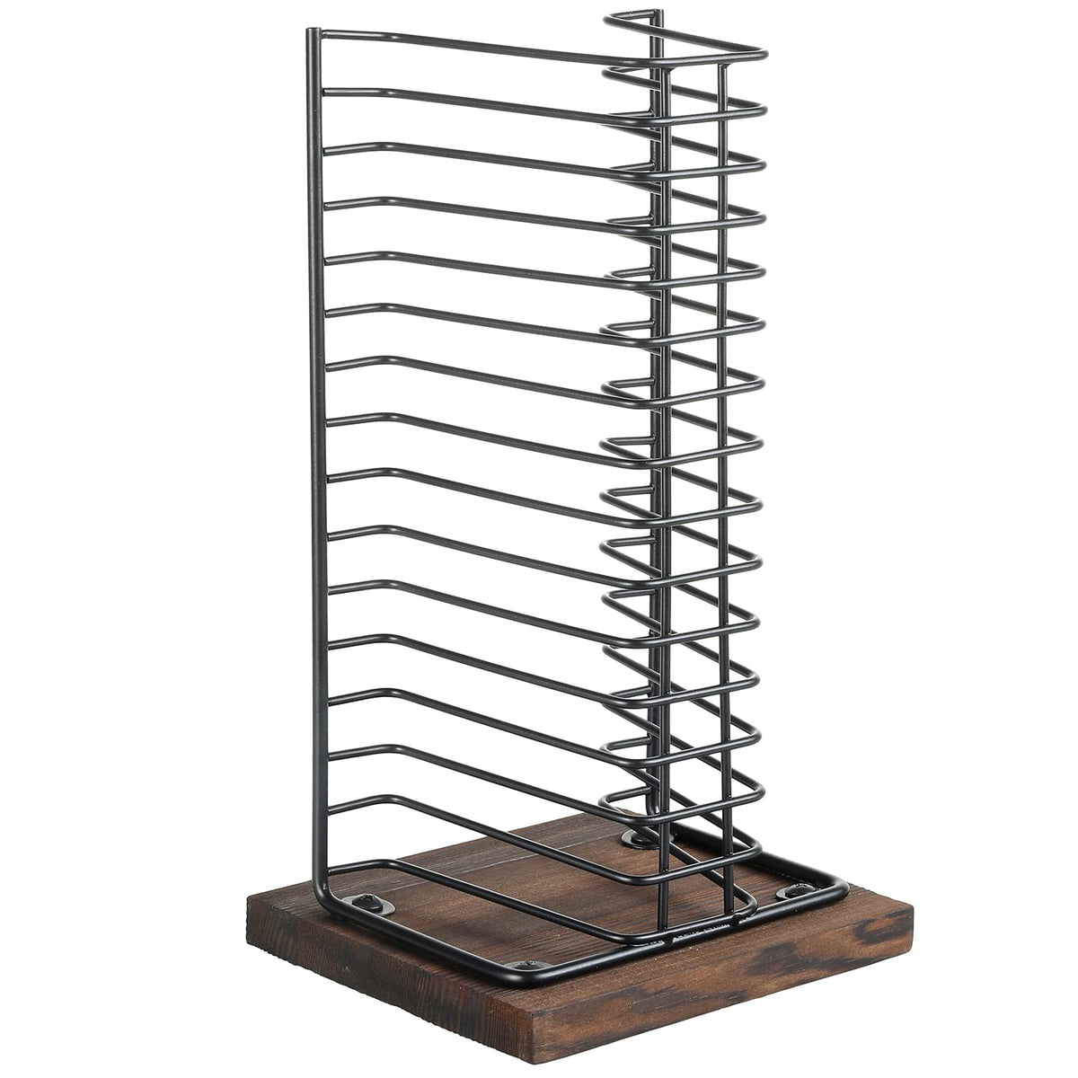 Black Metal CD Storage Rack D762502