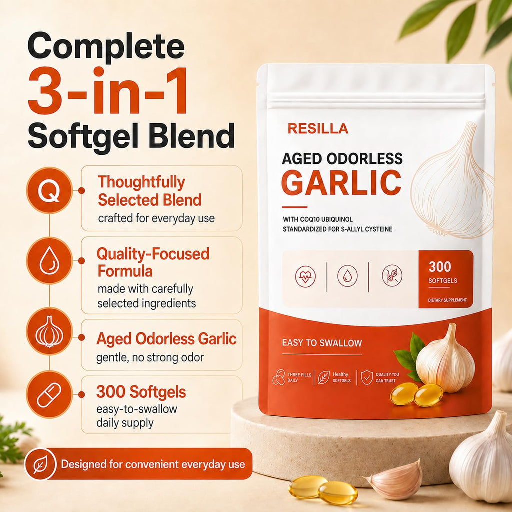 Odorless Aged Garlic Softgels, 300 Softgels G92083