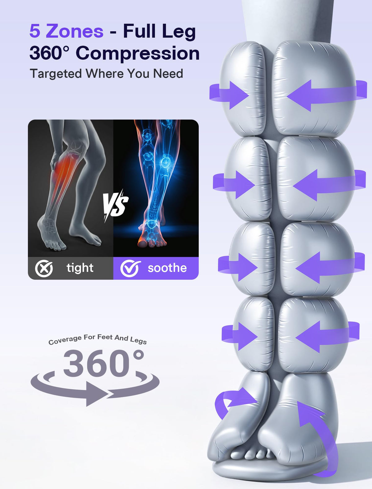 Leg Compression Massager with Heat R3292