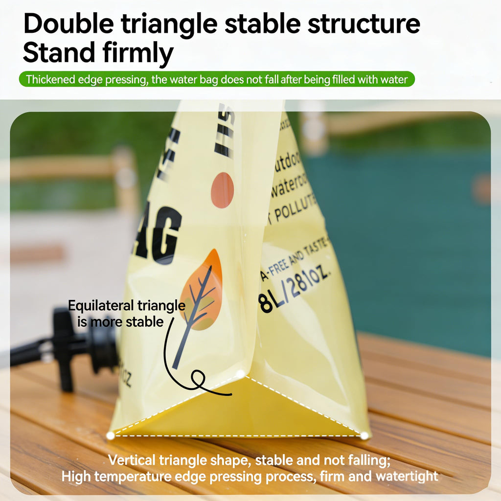 Collapsible 2 Gallon Water Container with Faucet P6746