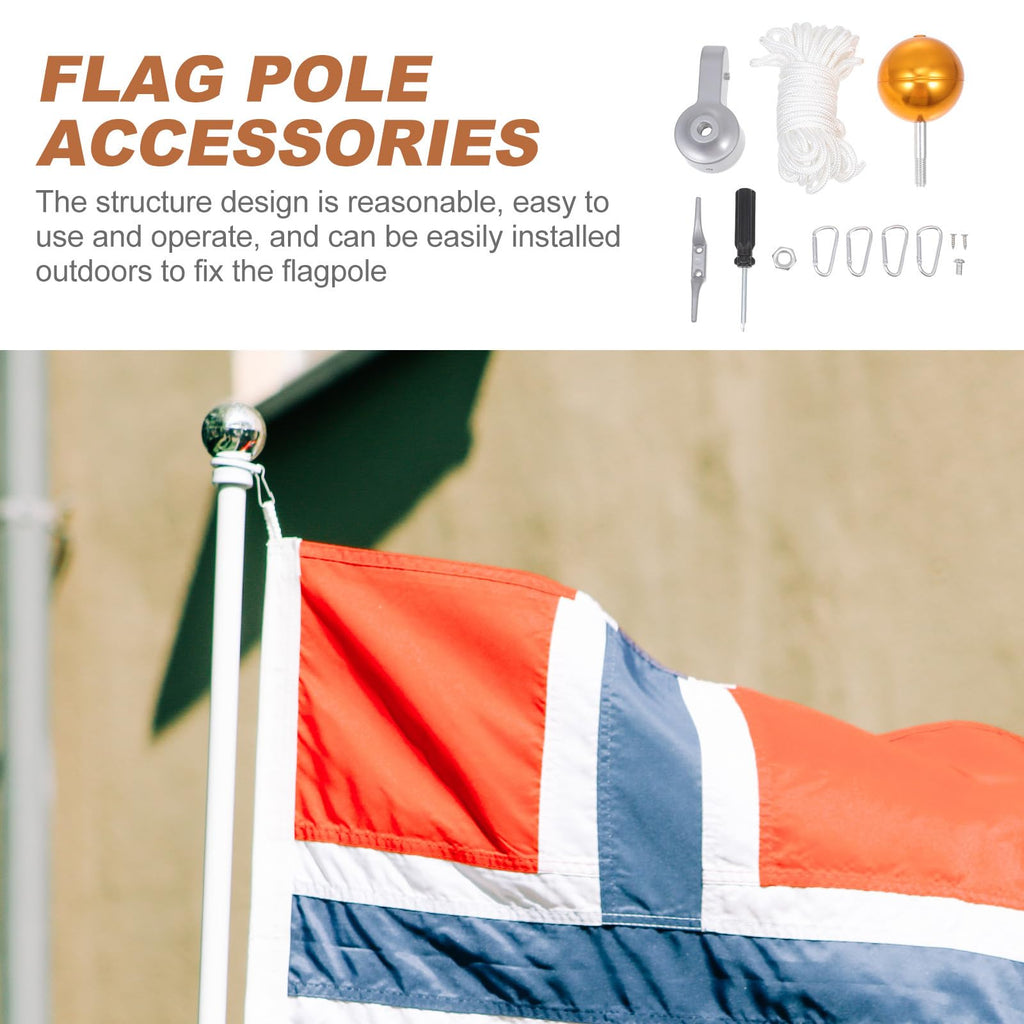 Heavy Duty Flagpole Kit Metal Repair Parts V355