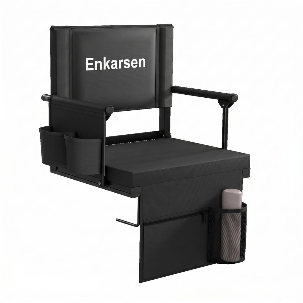 Portable Stadium Seat with Armrests & Cup Holder I7048