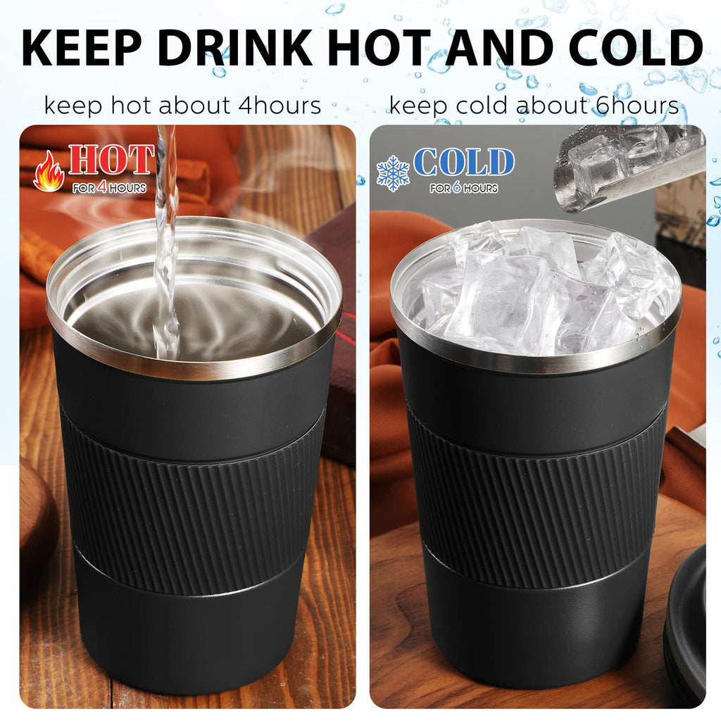 4 Pack 16 Oz Travel Coffee Mug with Lid K157116