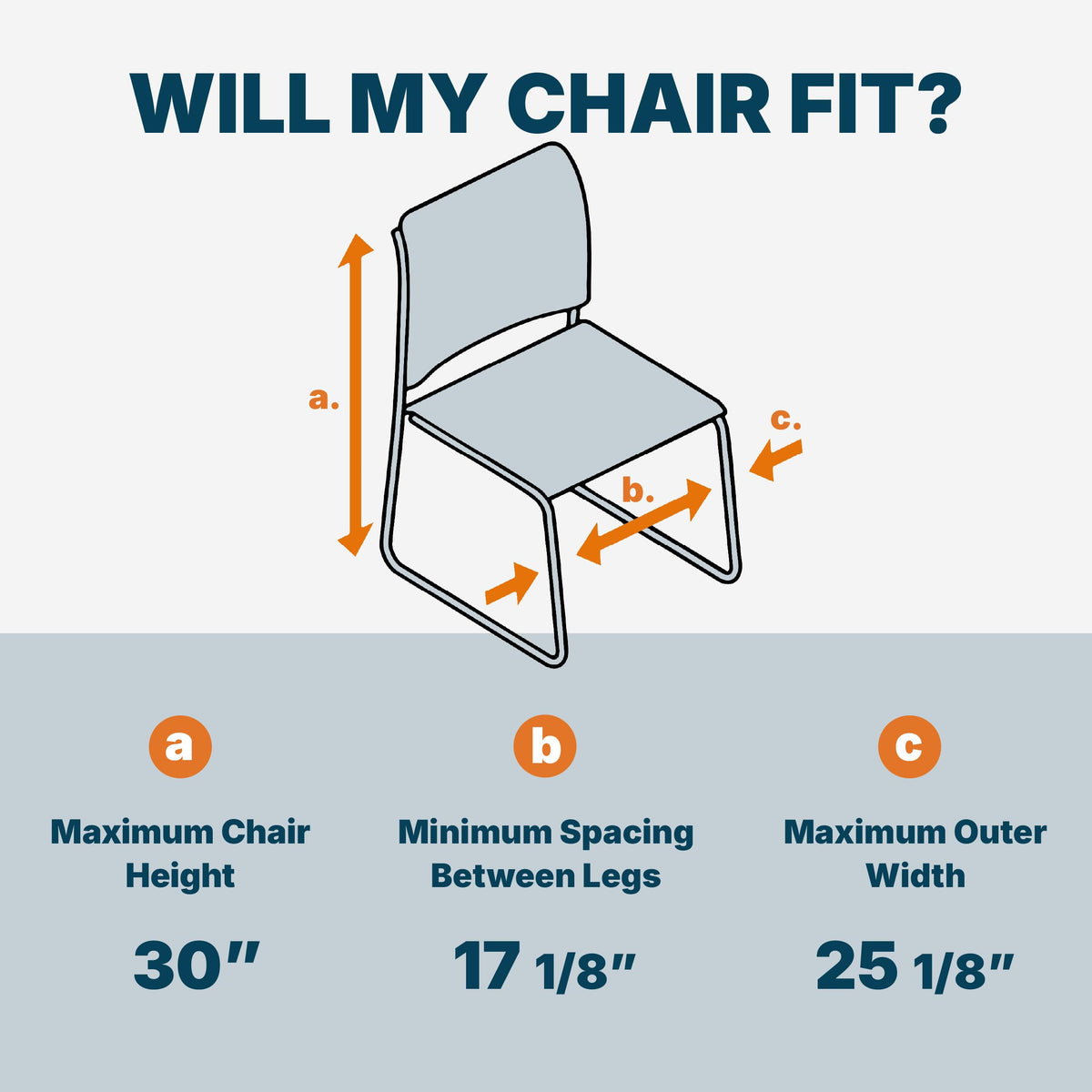 Heavy Duty Steel Stack Chair Dolly with Swivel Casters J96779