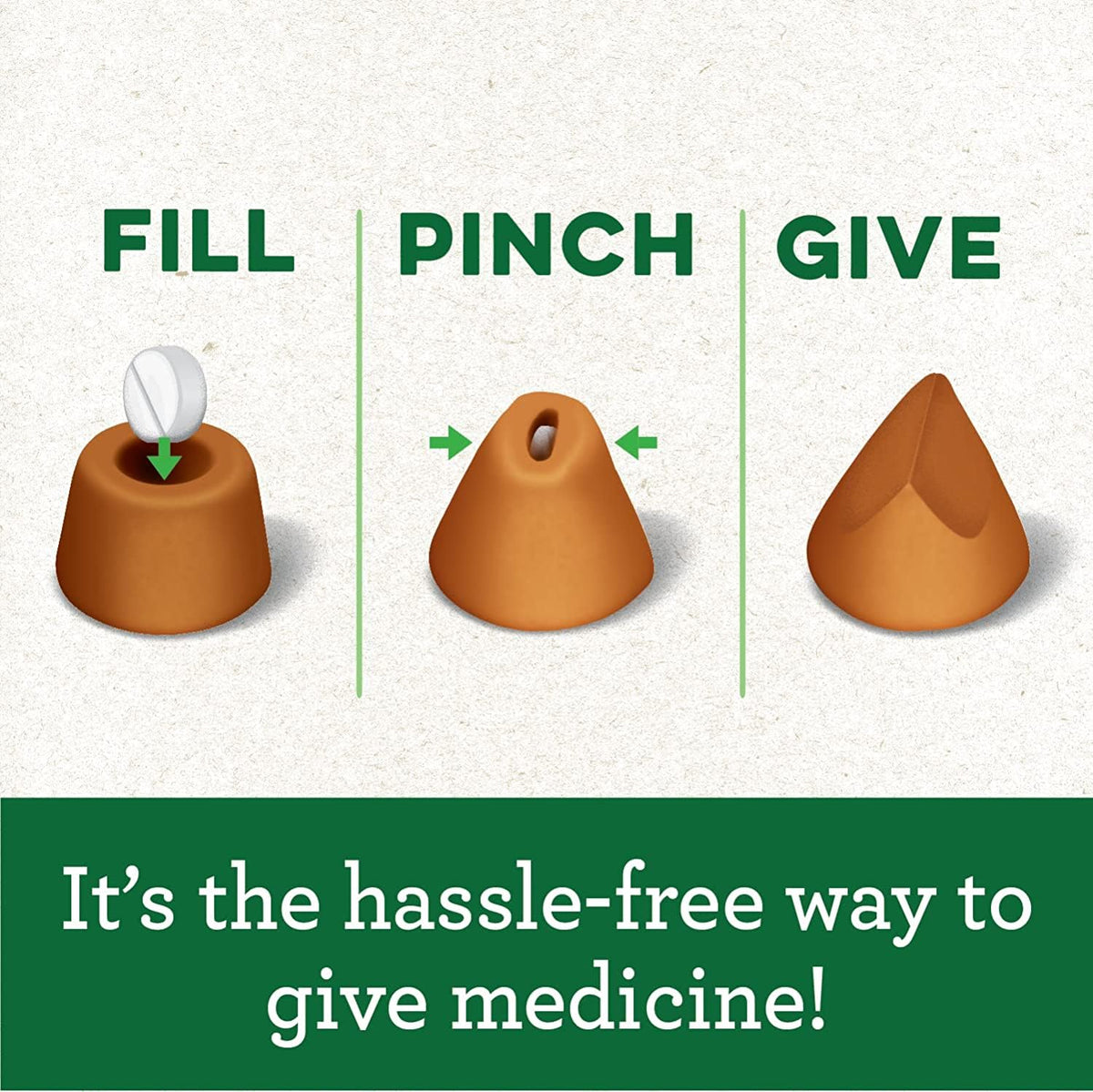 Peanut Butter Flavor Pill Pockets for Dogs 4 Pack A41815