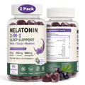 Melatonin Calm Sleep Gummies 2mg Elderberry Flavor 60*2 Bottles Q48623