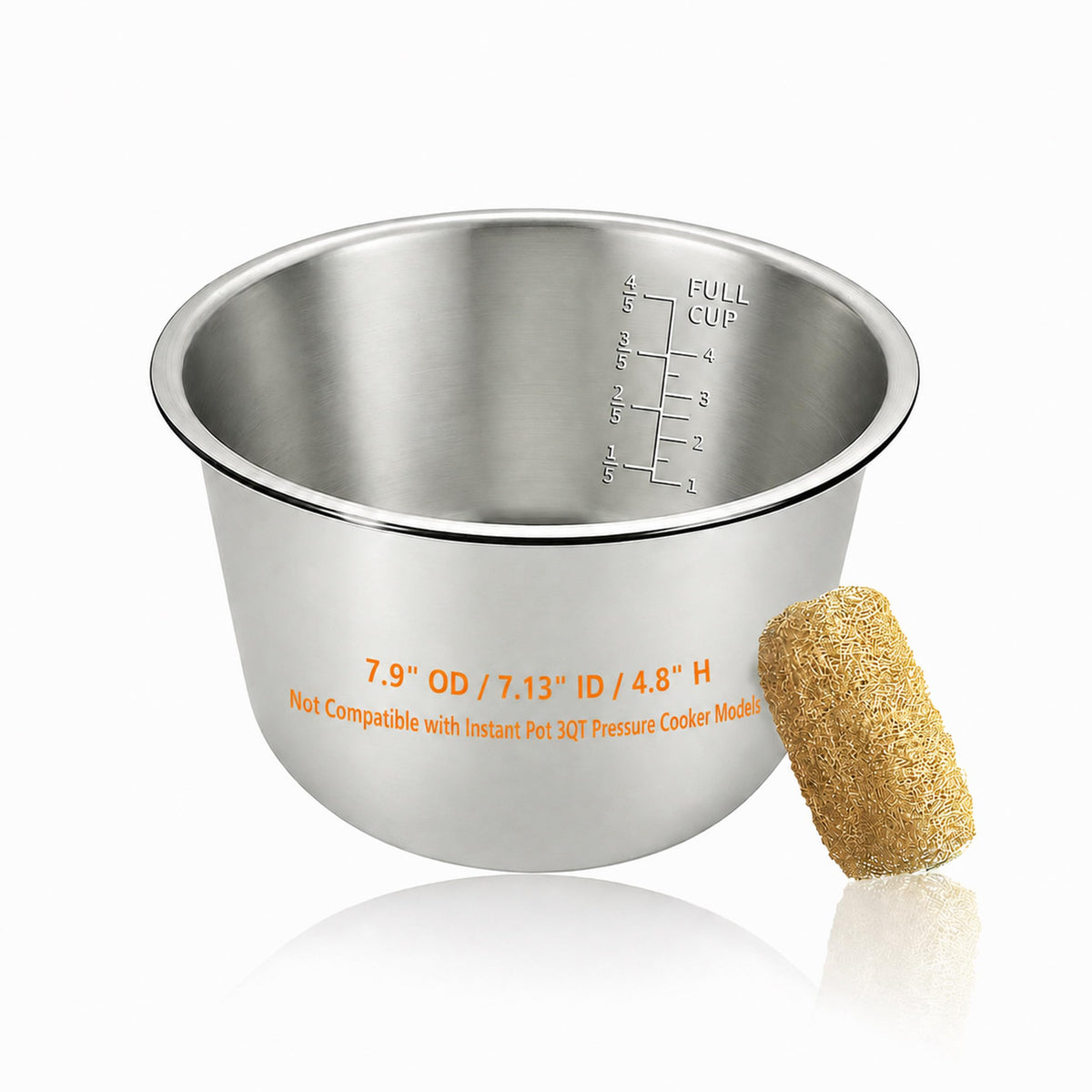 Stainless Steel Replacement Inner Pot Bowl A222692