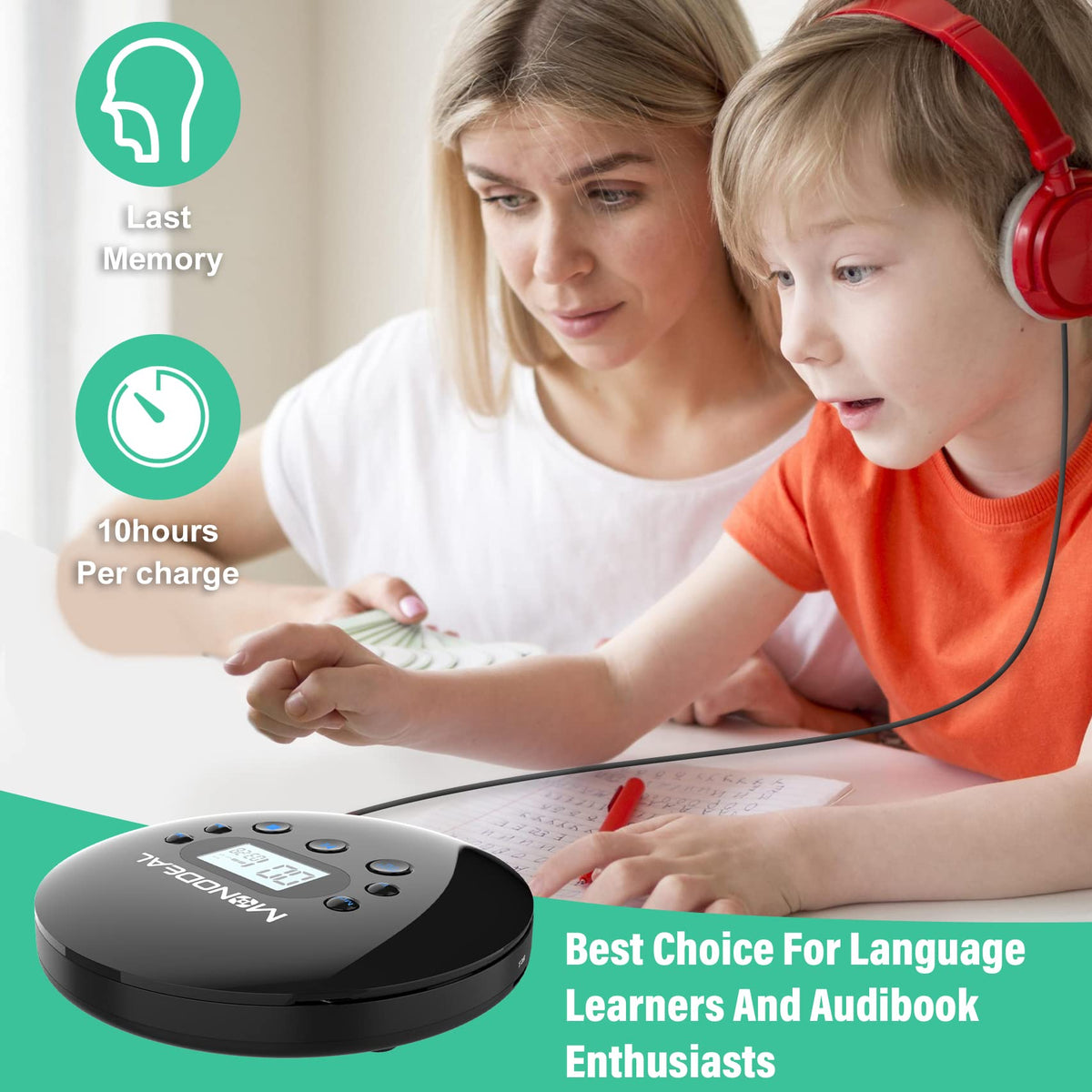 Portable CD Player with FM Transmitter R8137