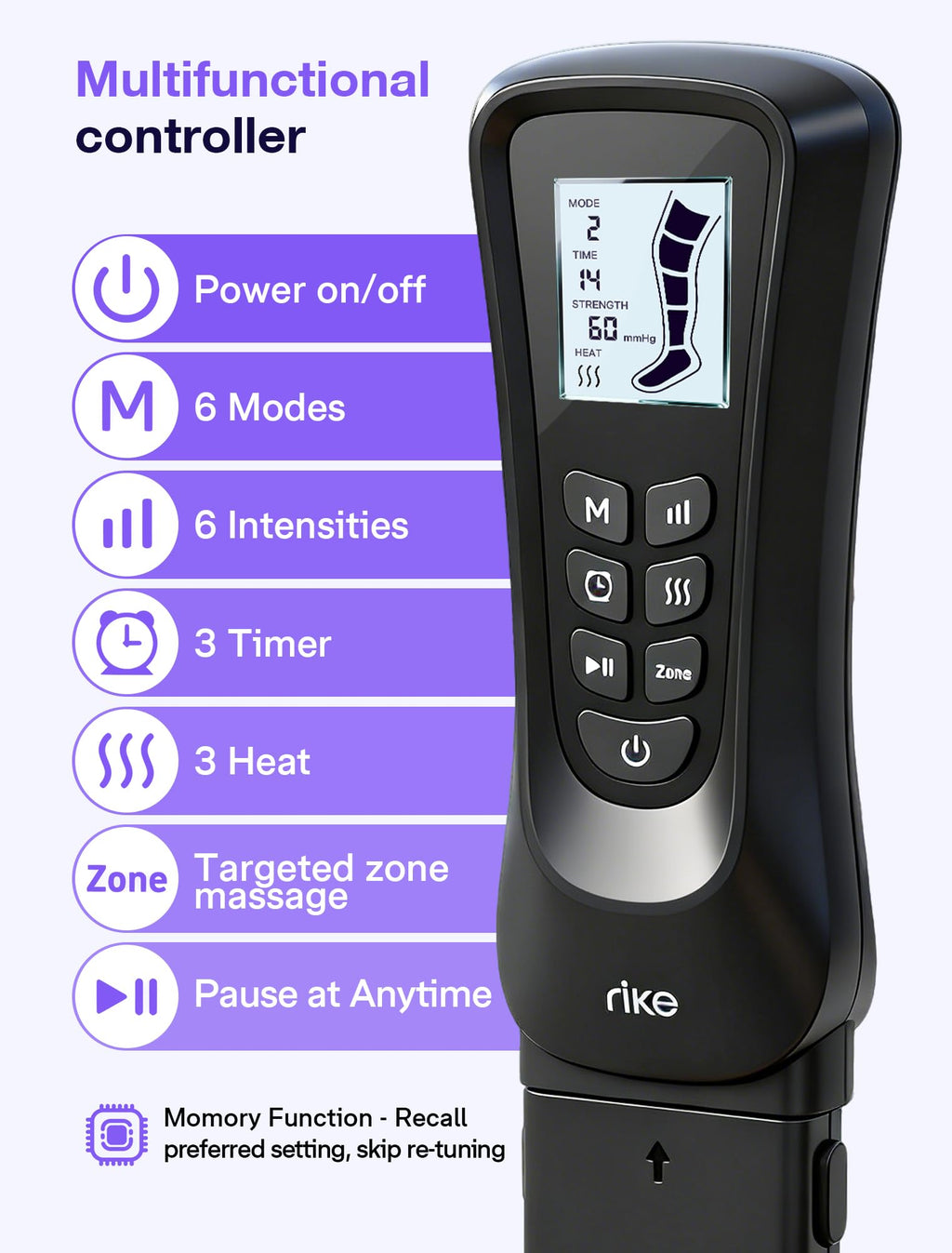 Leg Compression Massager with Heat R3292