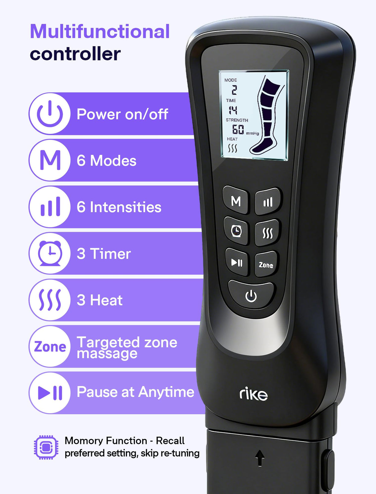 Leg Compression Massager with Heat R3292