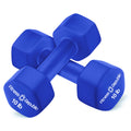 Neoprene Dumbbell Set of 2 Non-Slip Hex Shape E515