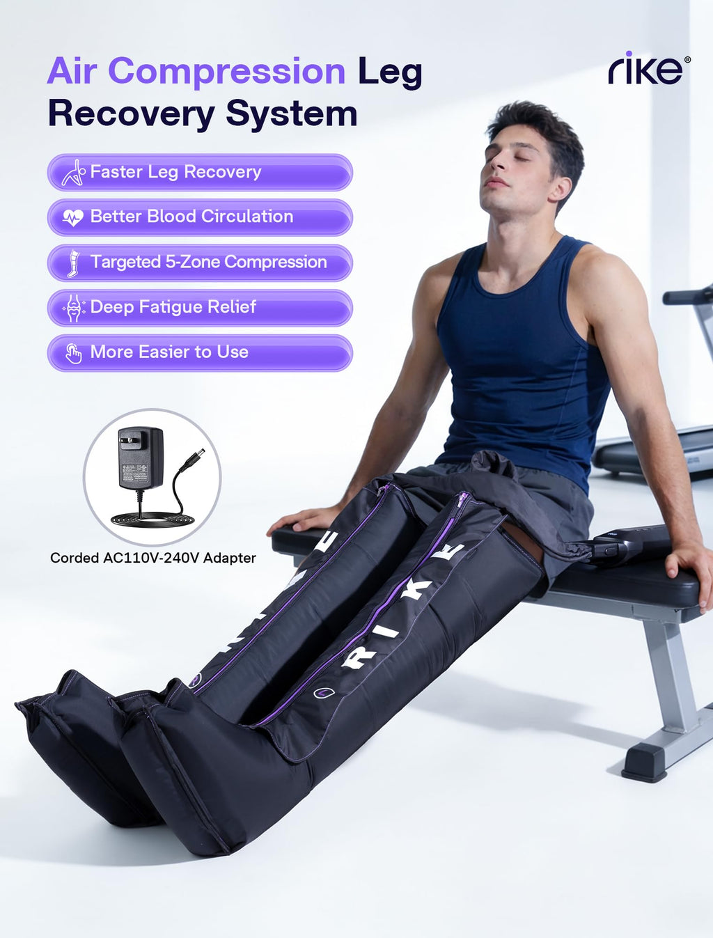 Leg Compression Massager with Heat R3292
