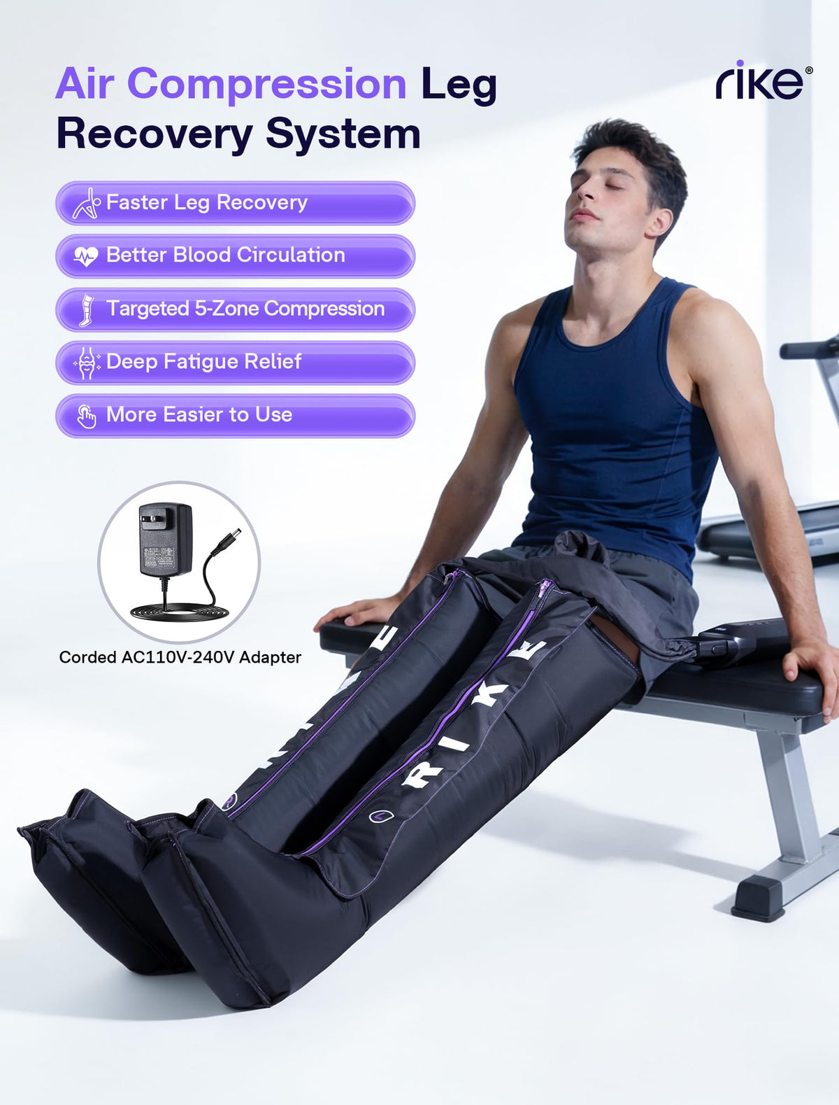 Leg Compression Massager with Heat R3292