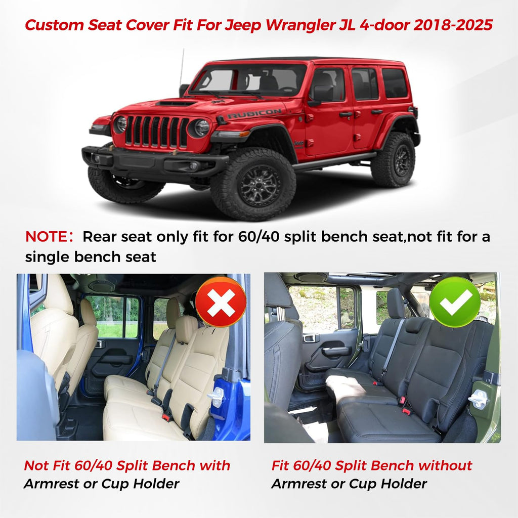 Seat Covers 4 Door Without Rear Cupholder C14696