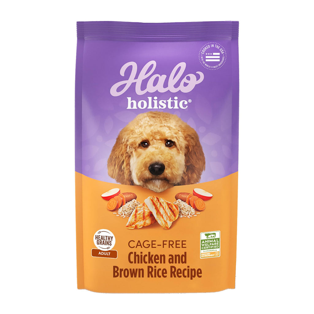 Dry Dog Food, Cage-Free Chicken & Brown Rice Recipe, 21 lb K685