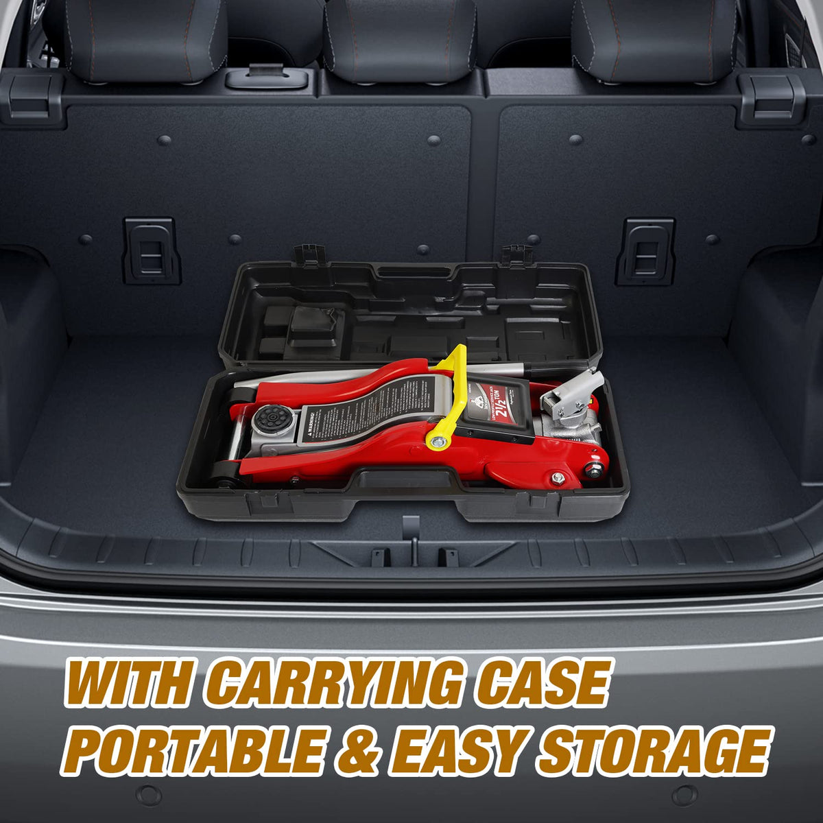 2.5 Ton Low Profile Hydraulic Floor Jack with Storage Case E920364